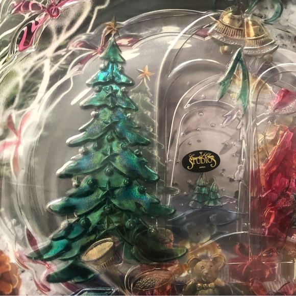 COPY - 2nd One Christmas Joy Plate by Crystal Clear Studios 1992 Hand Painted - Picture 8 of 10